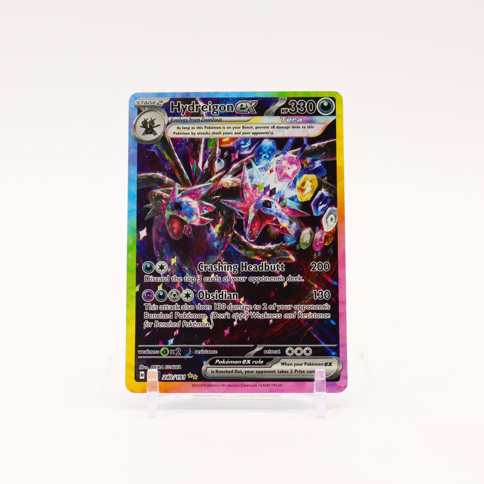 Hydreigon ex - 240/191 Surging Sparks Special Illustration Pokemon - NM/MINT