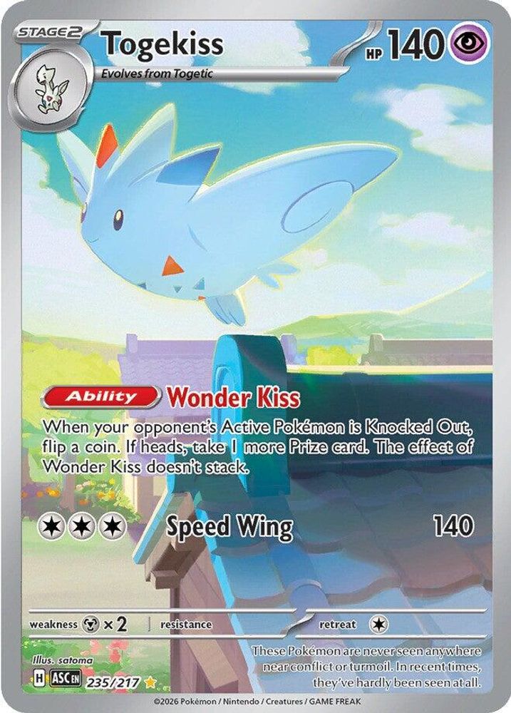 Togekiss - 235/217 Ascended Heroes Illustration Rare Holo Pokemon - NM