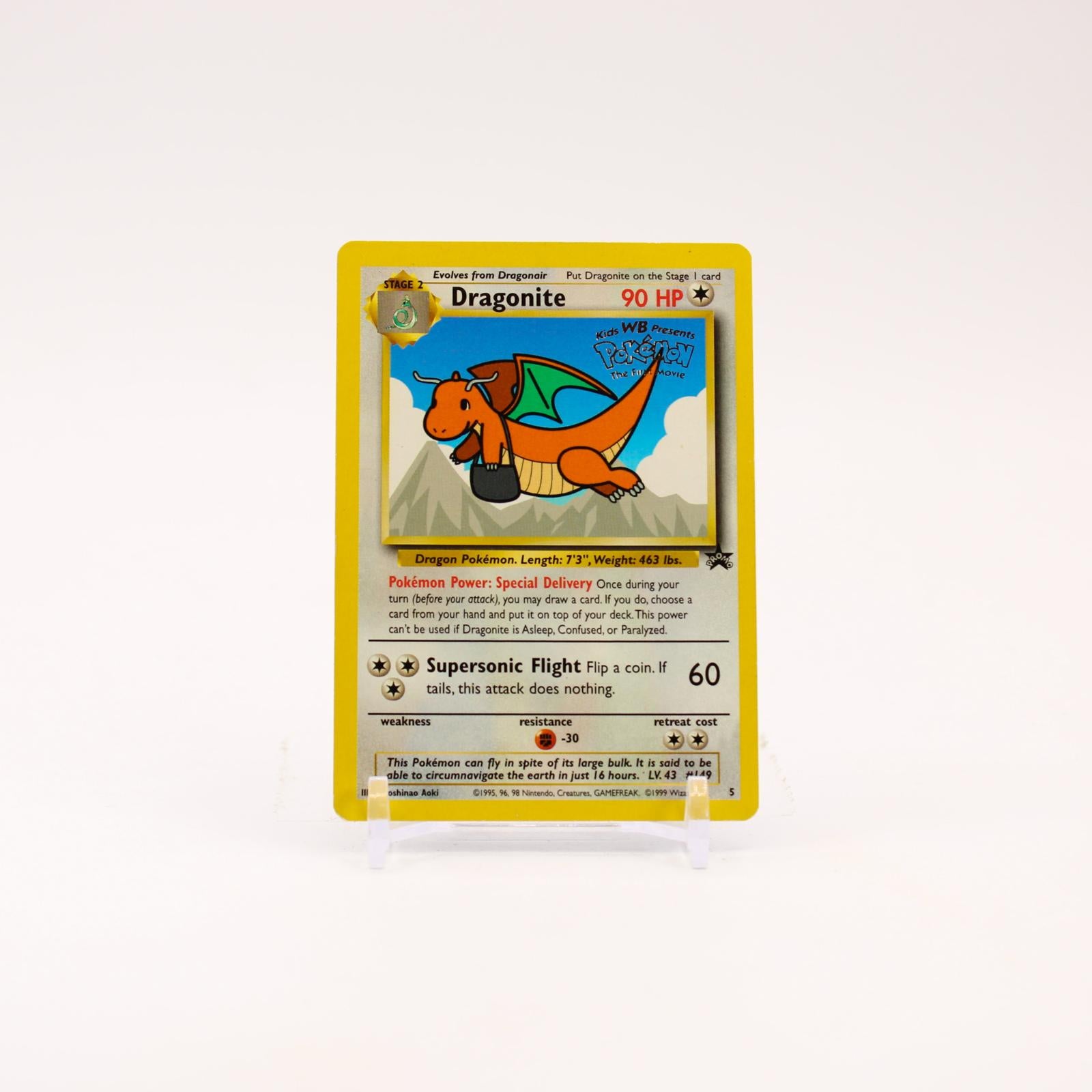 Dragonite - 5 WOTC Black Star Promo Pokemon - LP