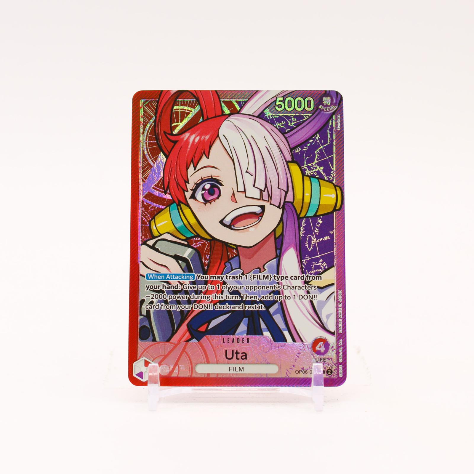 Uta Alternate Art - OP06-001 Wings of the Captain Foil L One Piece - NM/MINT