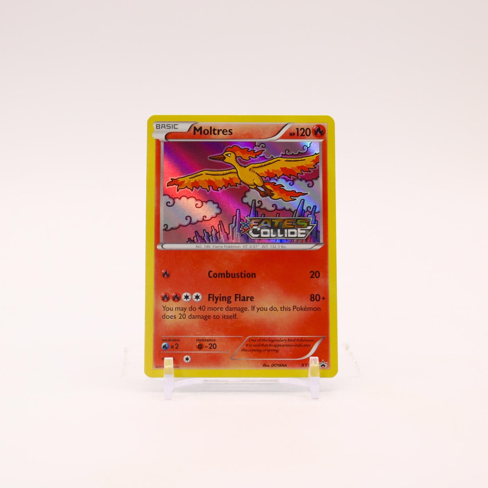 Moltres - XY127 Black Star Prerelease Holo Promo Pokemon - LP