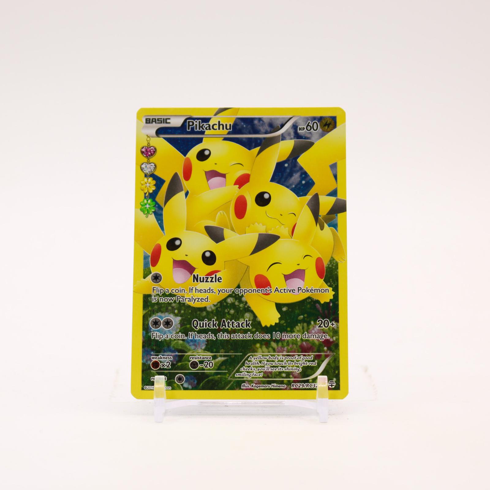 Pikachu - RC29/RC32 Generations Radiant Collection Holo Full Art Pokemon - LP/MP