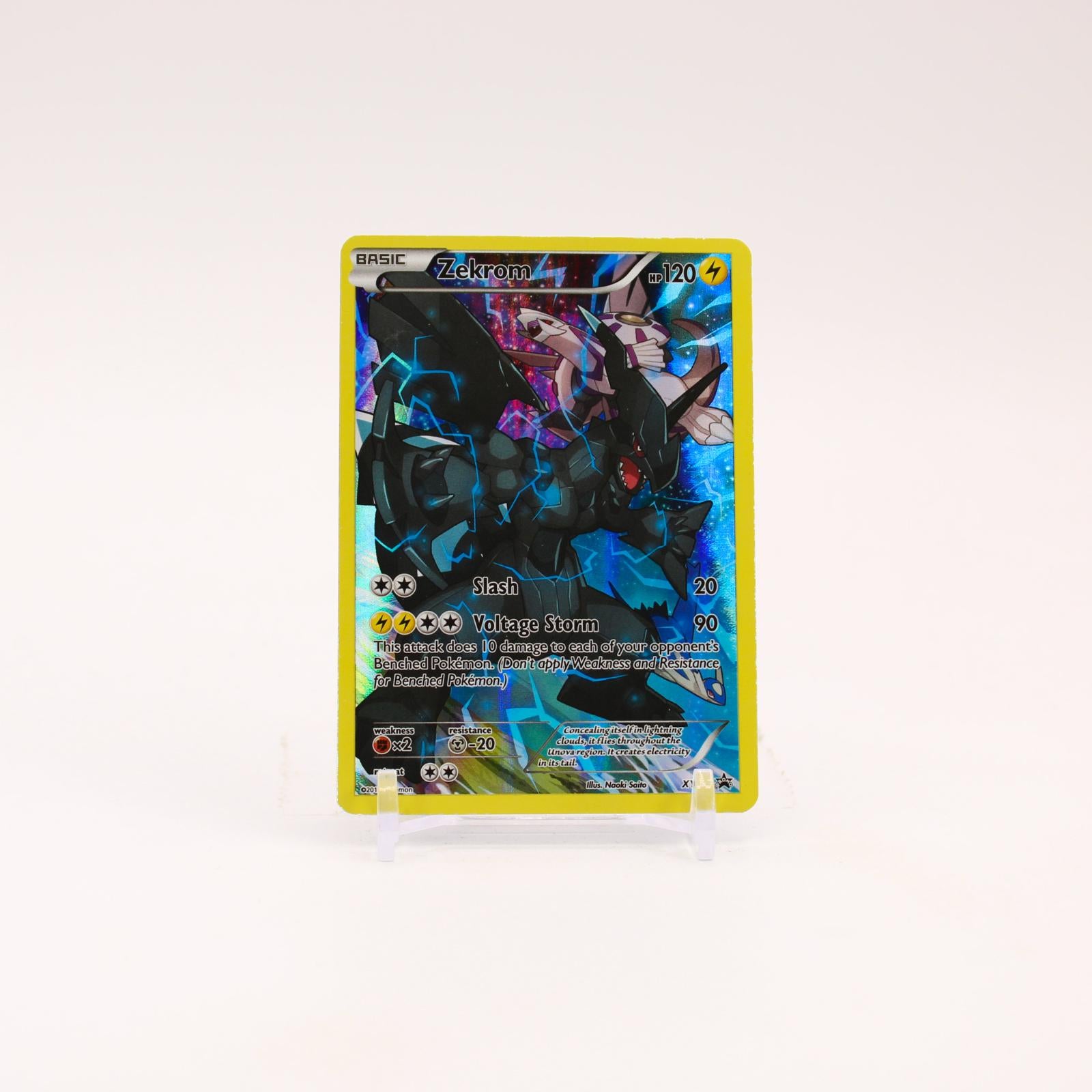 Zekrom - XY76 Black Star Full Art Promo Pokemon - NM/LP