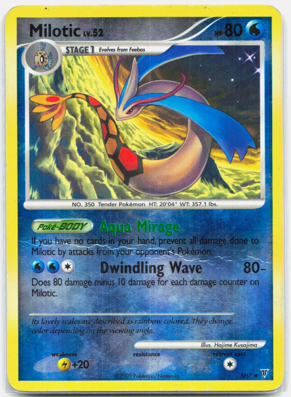Milotic - SH7/147 Supreme Victors Reverse Holo Rare Pokemon - DMG