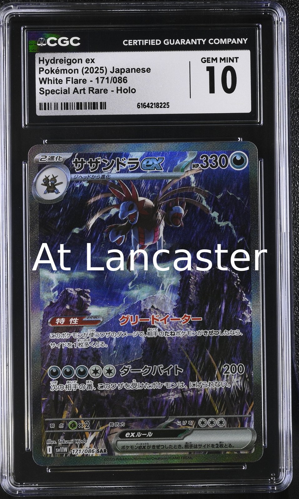 Hydreigon EX - 171/086 Japanese CGC 10 Special Art Rare Holo Pokemon (Lanc)