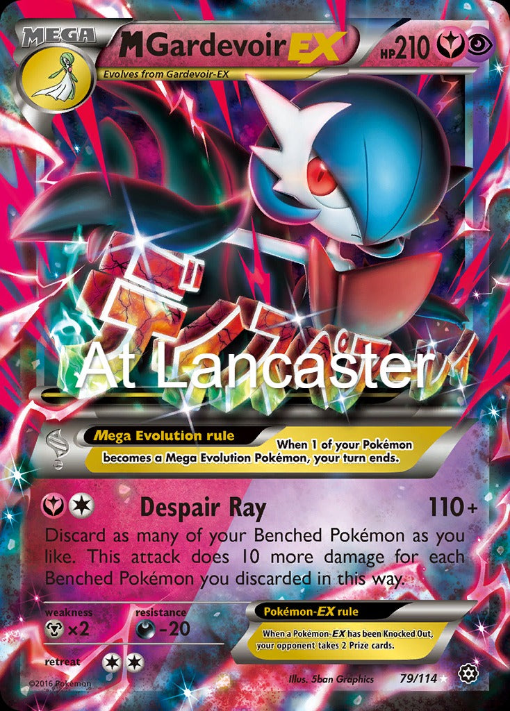 M Gardevoir EX - 79/114 Steam Siege EX Rare Pokemon - NM/LP (Lanc)