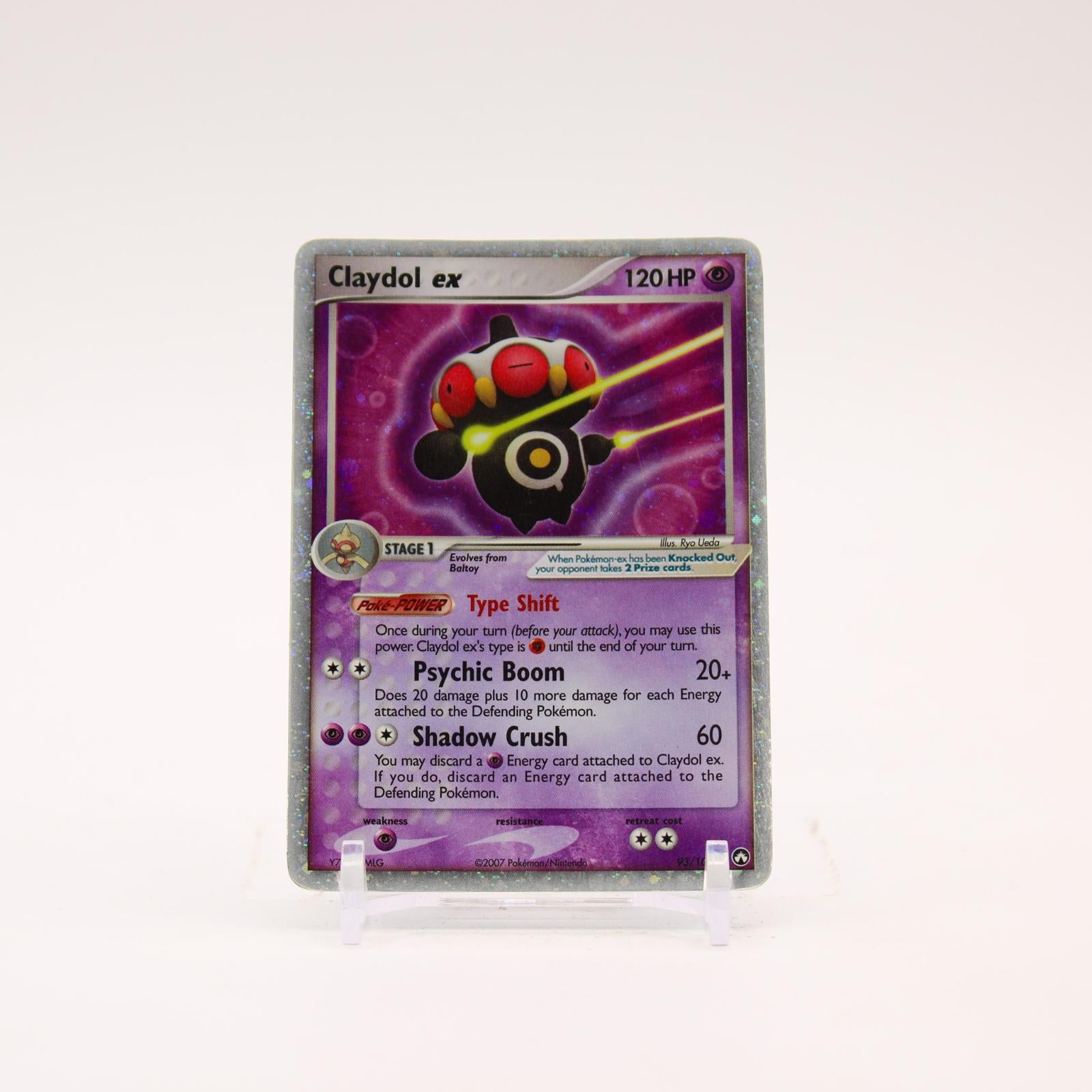 Claydol ex - 93/108 Power Keepers Holo Ultra Rare Pokemon - HP