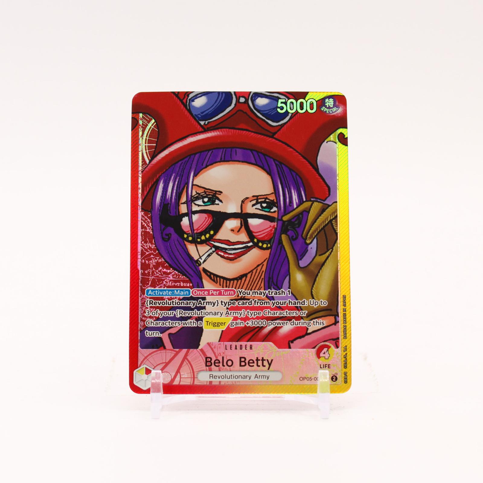 Belo Betty Alternate Art - OP05-002 Awakening of the New Era L One Piece - NM/MINT