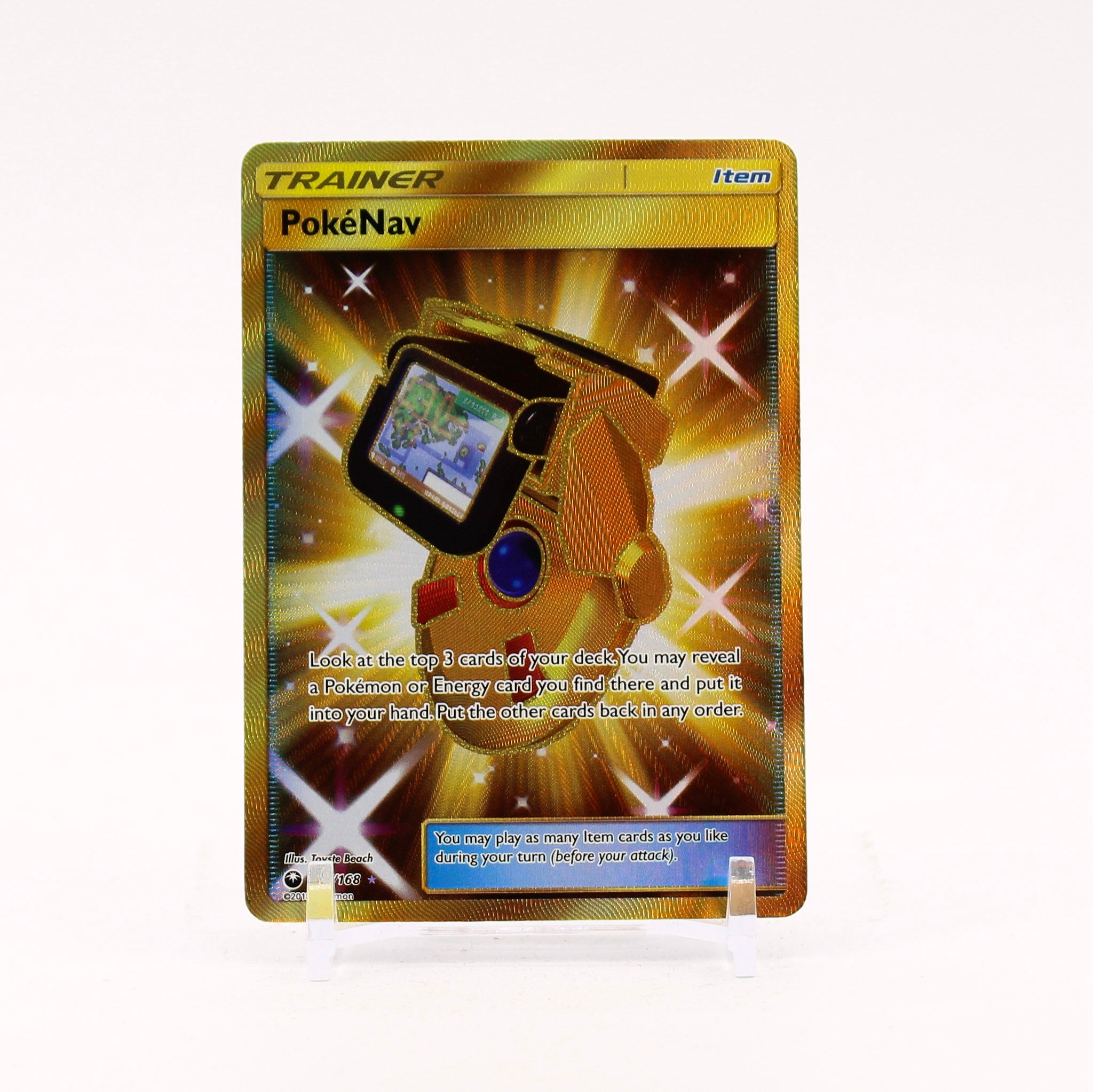 PokeNav - 181/168 Celestial Storm Gold Trainer - NM/MINT