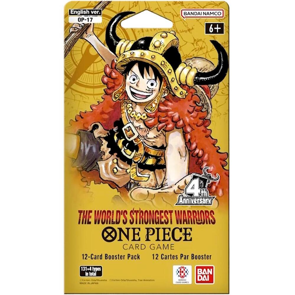 One Piece TCG Sleeved Booster Pack - The World's Strongest Warriors OP17