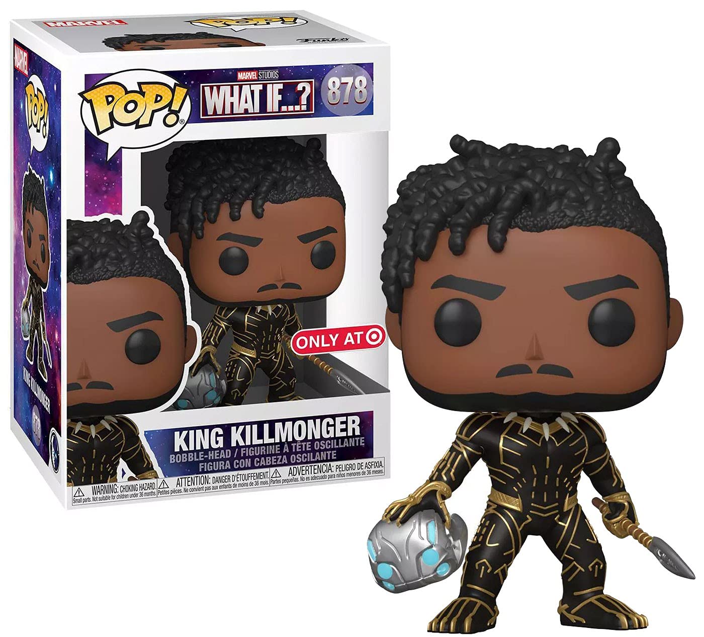 Funko Pop -  What If...? Vinyl Figure - King Killmonger 878