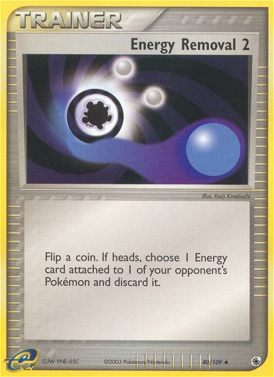 Energy Removal 2 - 80/109 Ruby & Sapphire Uncommon Pokemon - NM