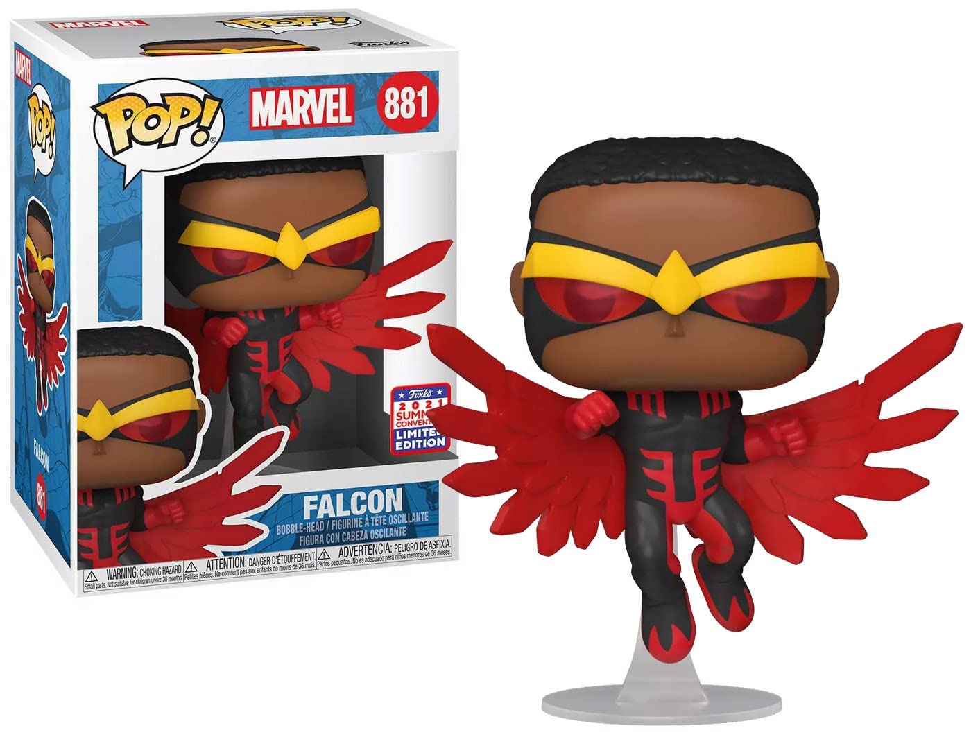 Funko Pop - Marvel Vinyl Figure - Falcon 881 2021 Summer Exc