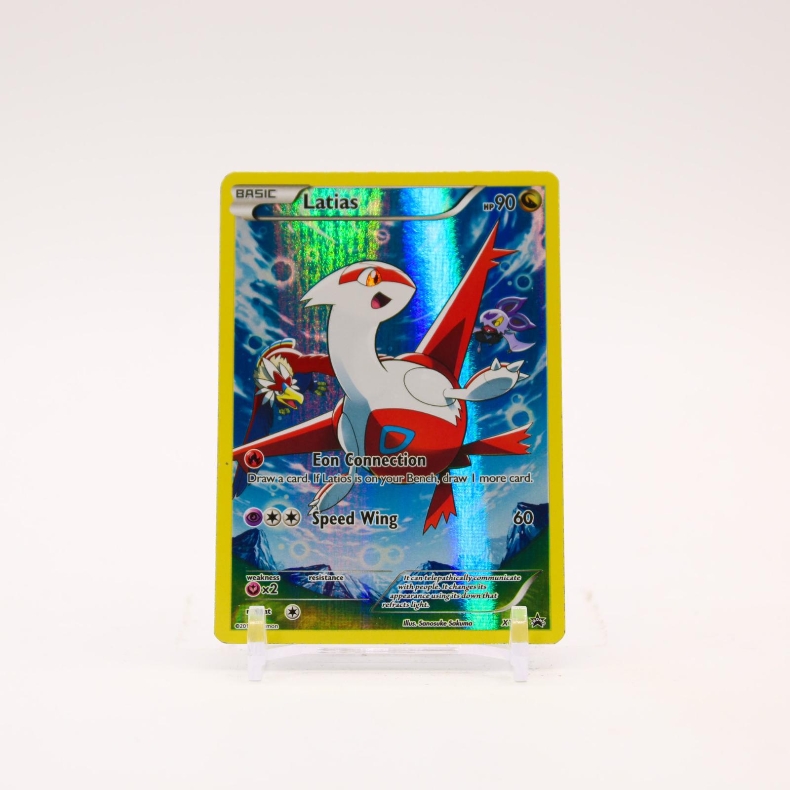 Latias - XY78 Black Star Holo Full Art Promo Pokemon - LP/MP