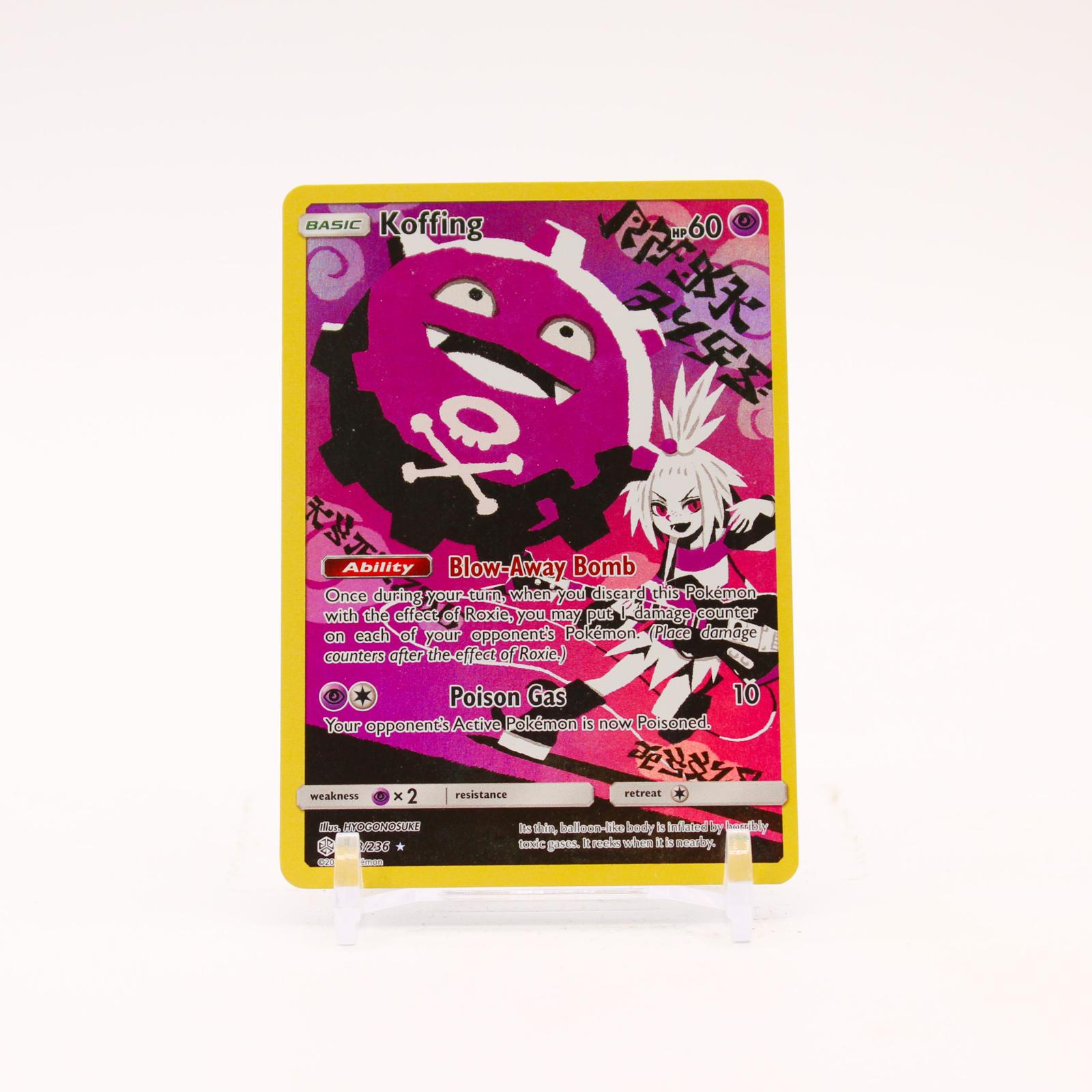 Koffing - 243/236 Cosmic Eclipse Holo Secret Rare Pokemon - NM/LP