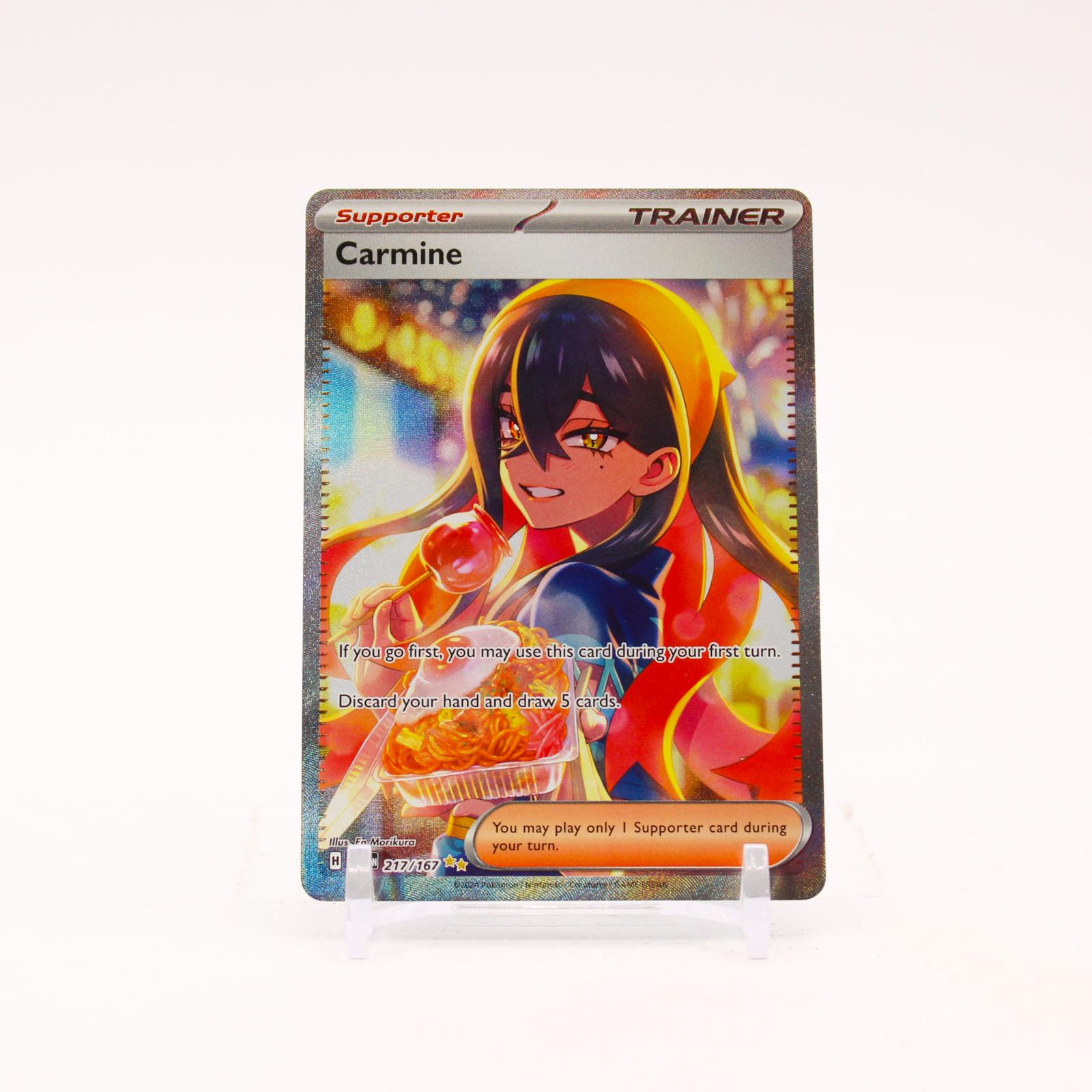 Carmine - 217/167 Twilight Masquerade Holo Special Illustration Trainer - NM