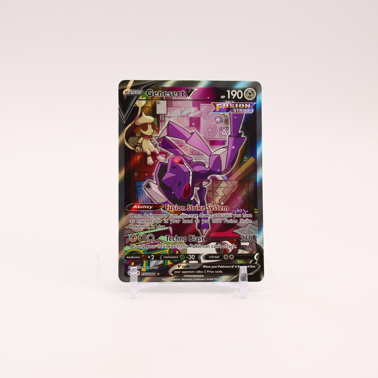Genesect V - 255/264 Fusion Strike Alternate Art Pokemon - NM/LP