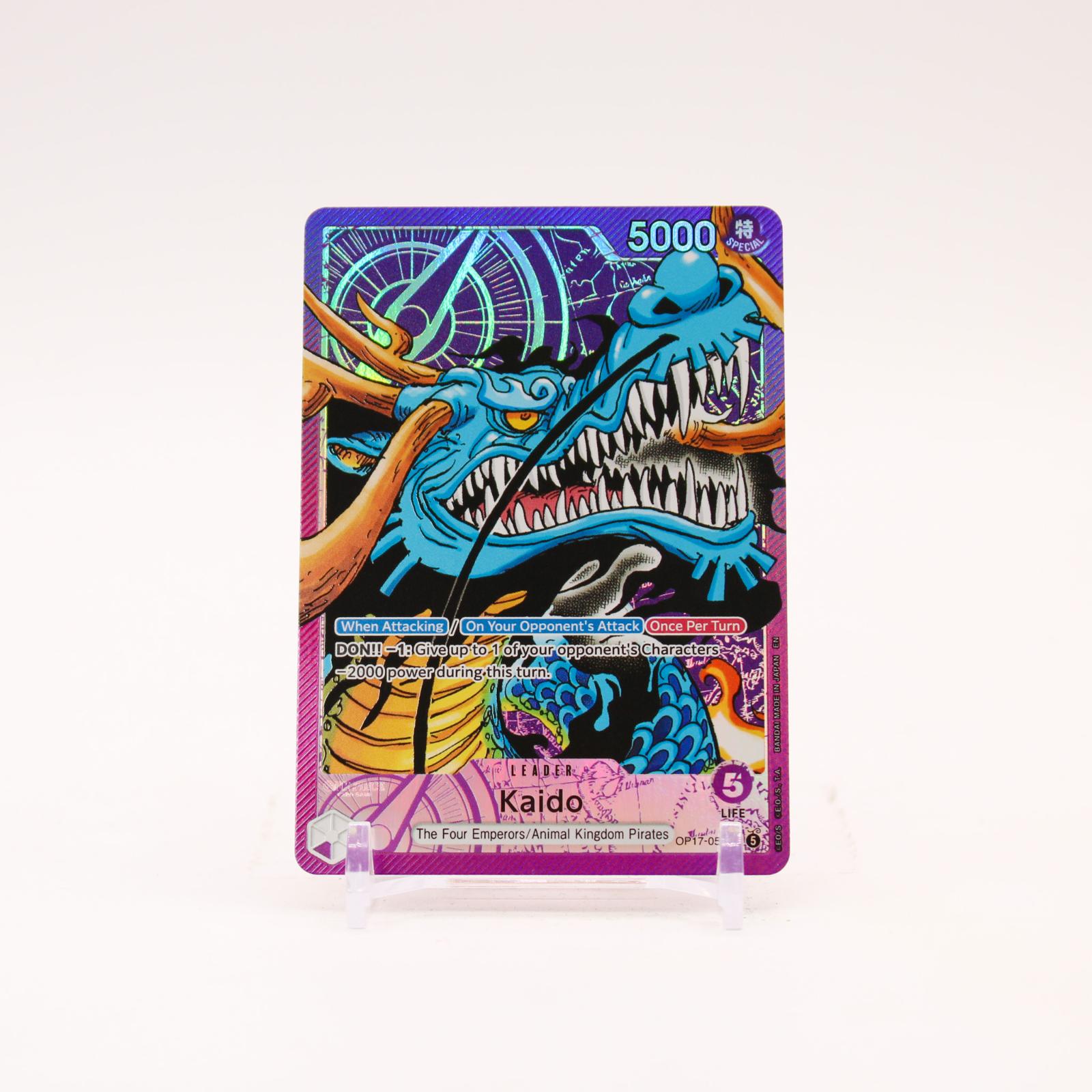 Kaido Alternate Art - OP17-058 The World's Strongest Warriors L One Piece - NM