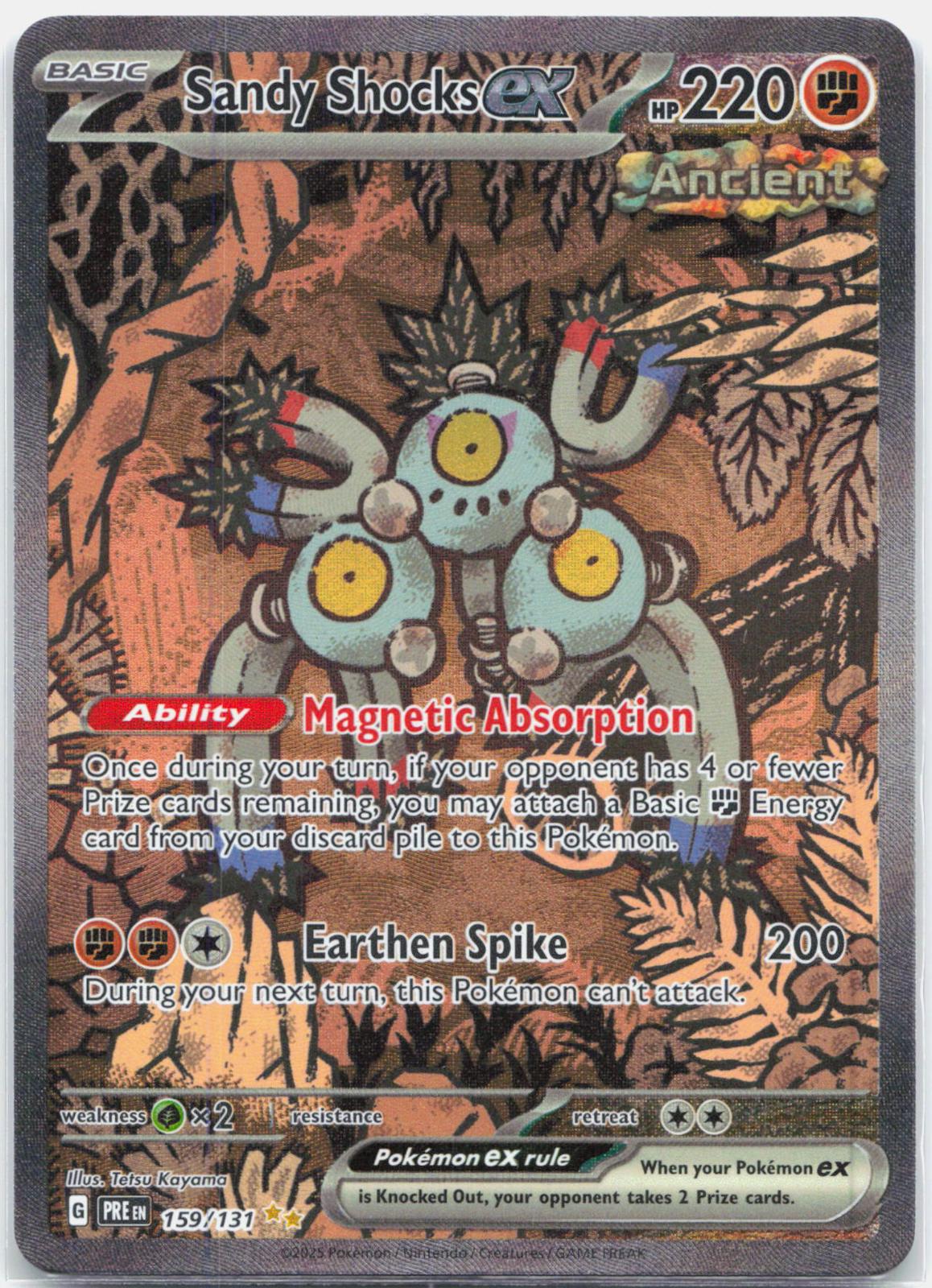 Sandy Shocks ex - 159/131 Prismatic Evolutions Special Illustration Pokemon - NM