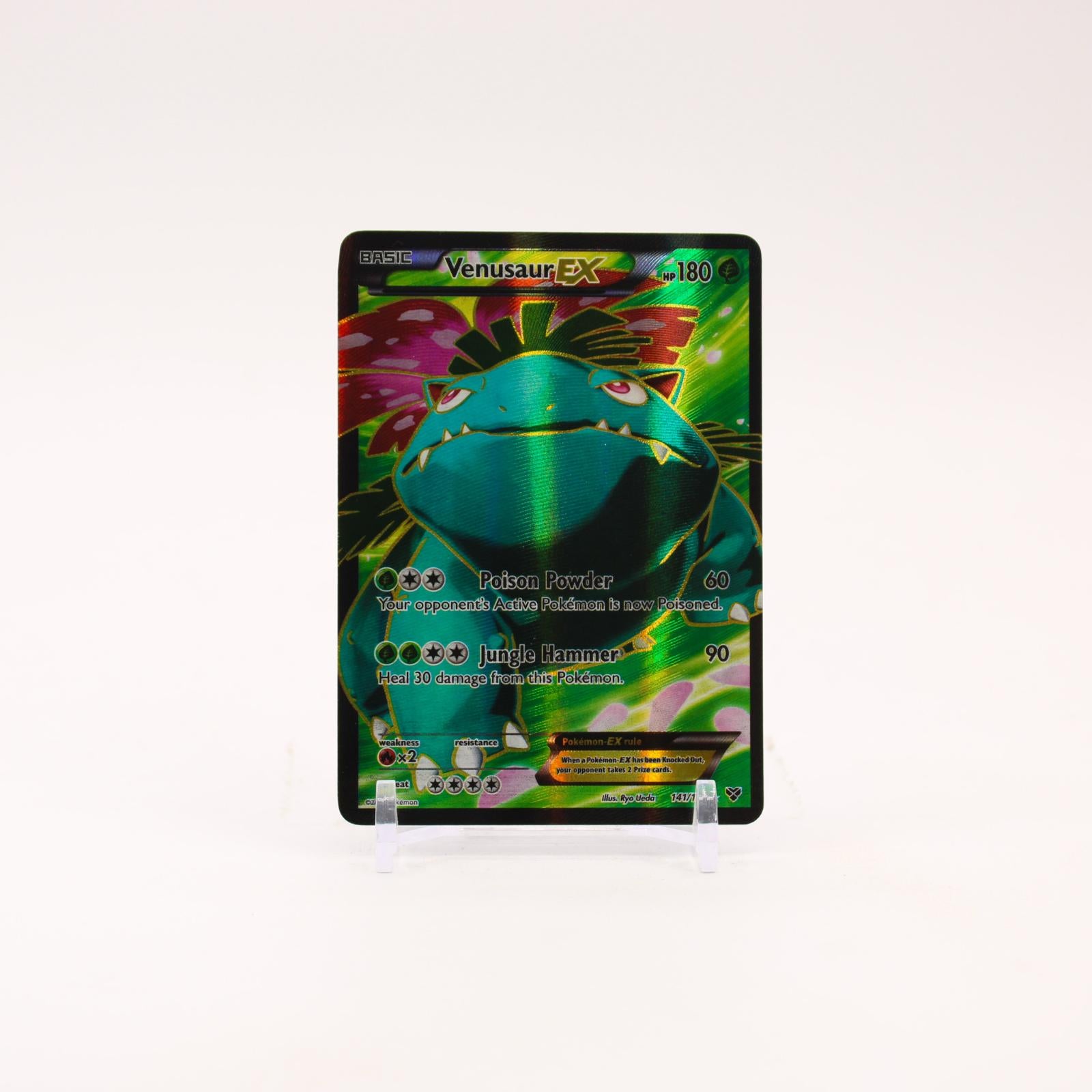 Venusaur EX - 141/146 XY Base Set Full Art Pokemon - LP/MP