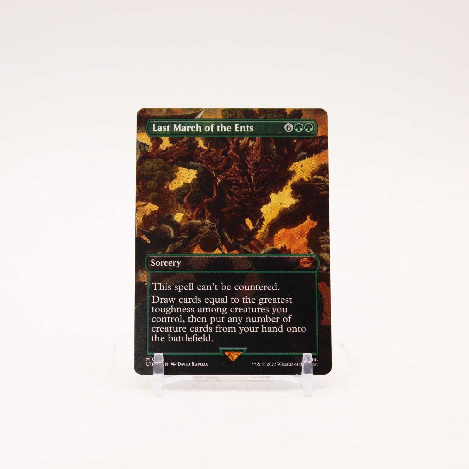 Last March of the Ents Borderless - 418 The Lord of the Rings Mythic Magic - NM