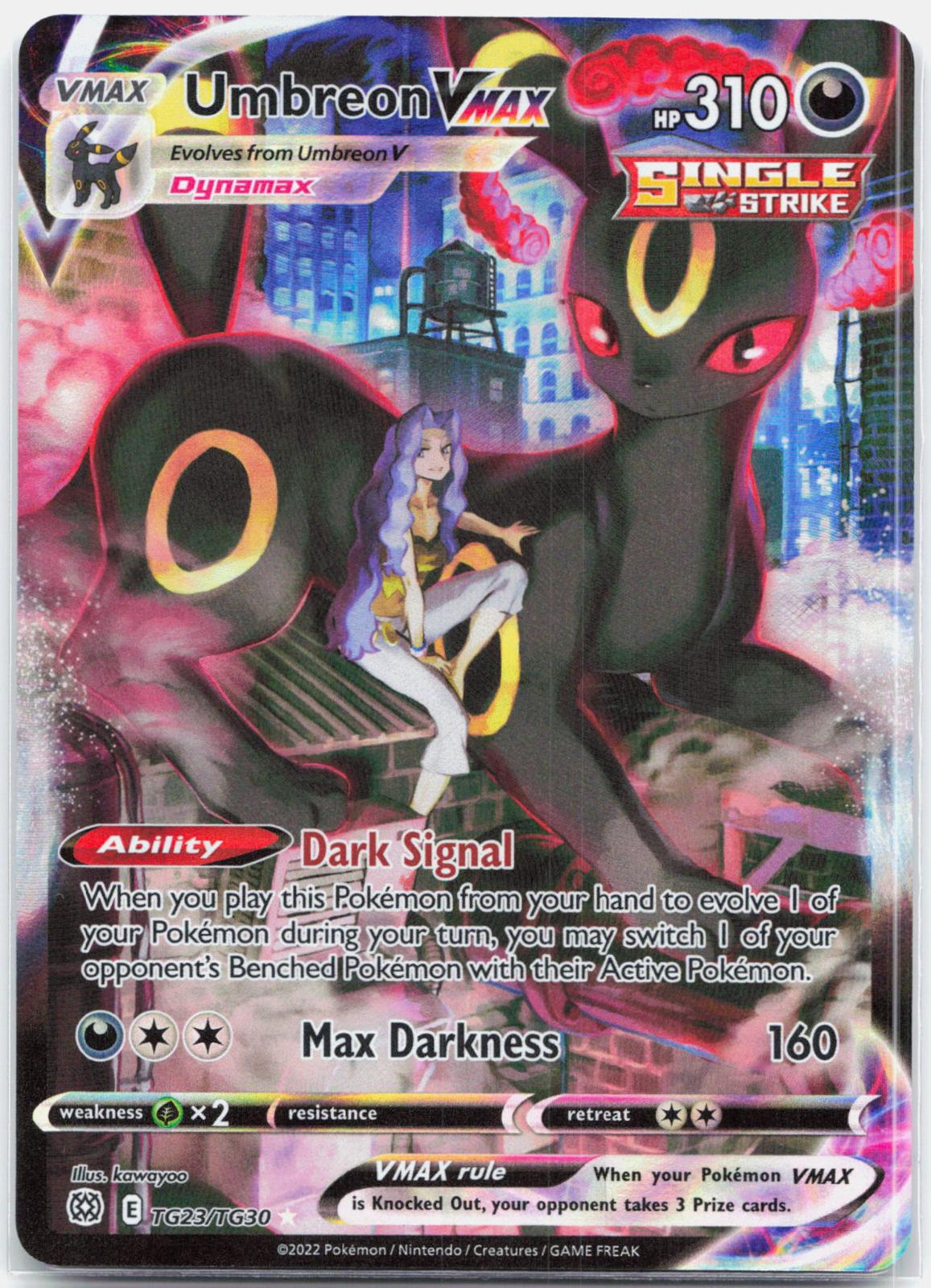 Umbreon VMAX - TG23/TG30 Brilliant Stars Trainer Gallery Pokemon - NM