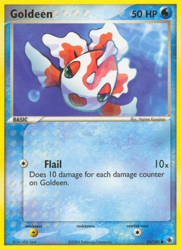 Goldeen - 55/109 Ruby & Sapphire Common Pokemon - NM