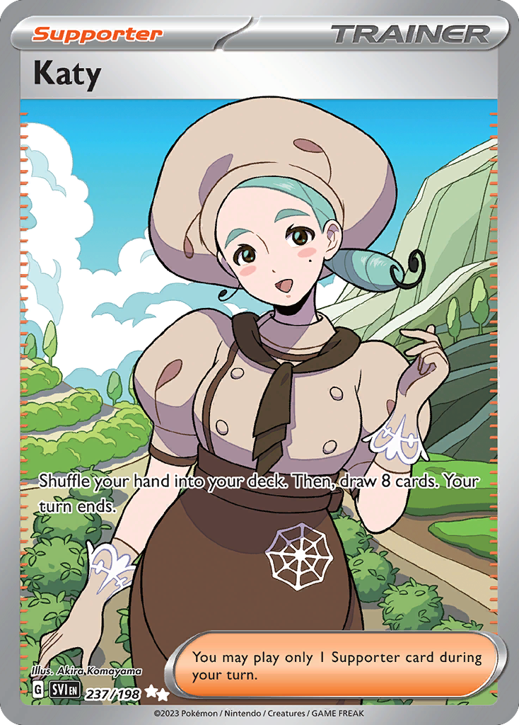 Katy - 237/198 Scarlet & Violet Ultra Rare Holo Pokemon - NM