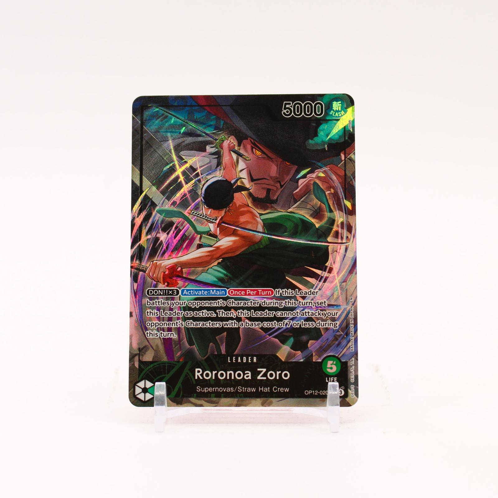 Roronoa Zoro Alternate Art - OP12-020 Legacy of the Master L One Piece - NM/MINT