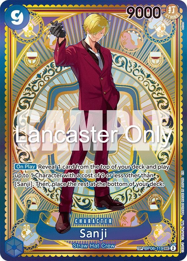 Sanji (SP) - OP06-119 A Fist of Divine Speed Foil Secret Rare One Piece - NM (Lanc)