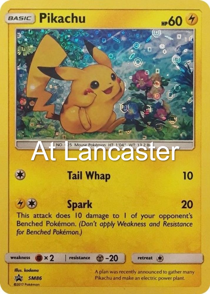 Pikachu (General Mills Promo) - SM86 Miscellaneous Cards & Products Promo Pokemon - MP (Lanc)