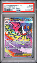 Load image into Gallery viewer, Mega Gengar EX - 269 PSA 10 Ascended Heroes Attack Rare Pokemon (Lanc)
