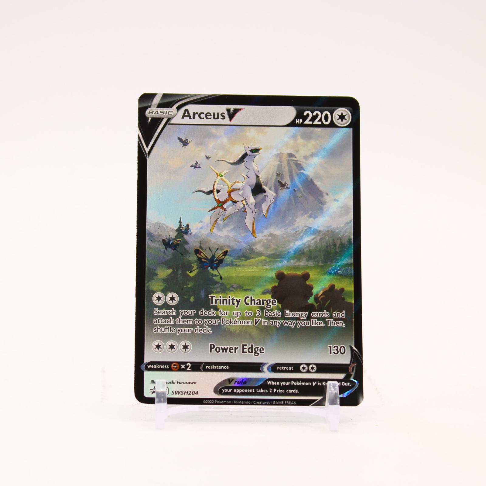 Arceus V - SWSH204 Sword & Shield Holo Promo Pokemon - NM