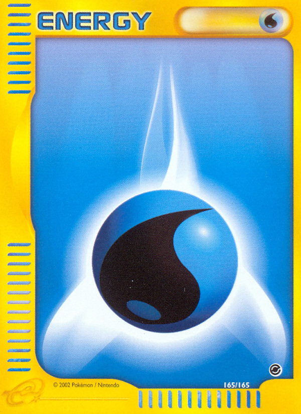 Water Energy - 165/165 Expedition Base Set Pokemon - NM