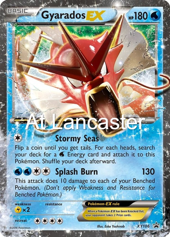 Gyarados EX - XY106 XY Promo Promo Pokemon - NM (Lanc)