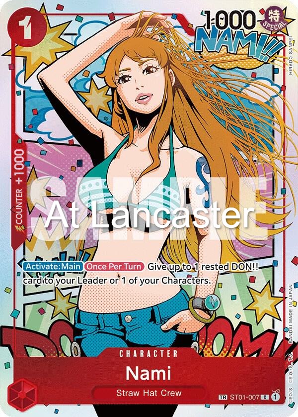 Nami (TR) - ST01-007 Wings of the Captain Treasure Rare One Piece - NM (Lanc)