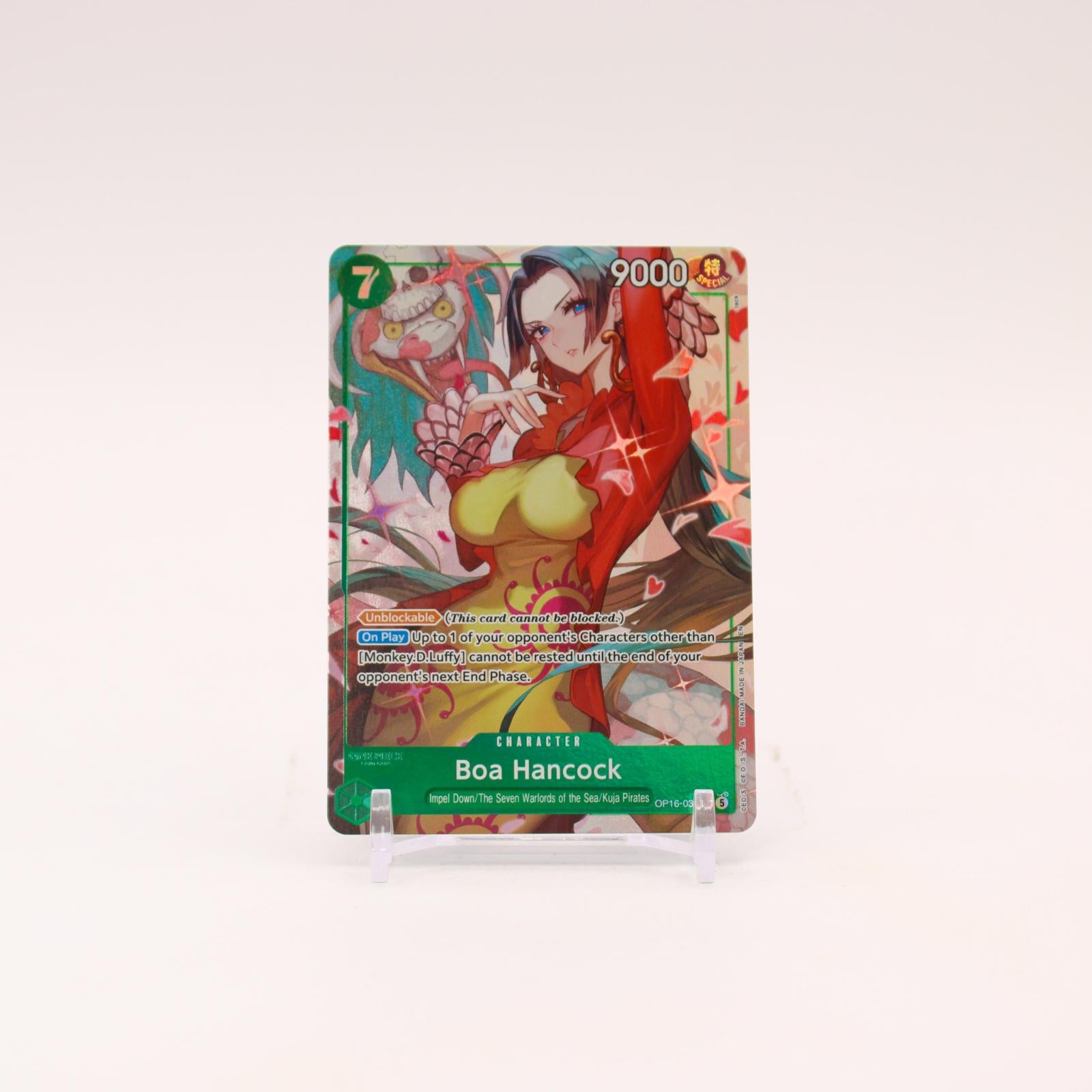 Boa Hancock Alternate Art - OP16-032 The Time of Battle SR One Piece - NM/MINT