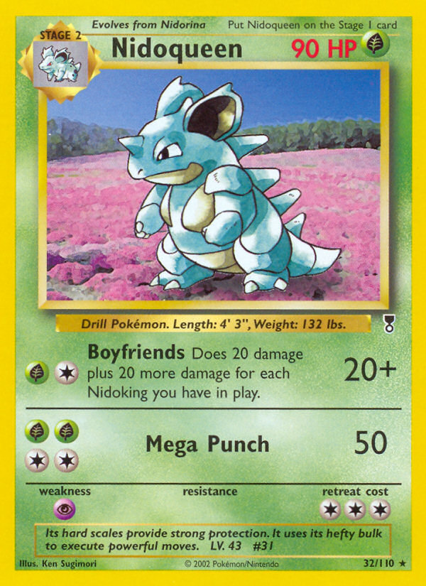 Nidoqueen - 32/110 Legendary Collection Rare Pokemon - NM