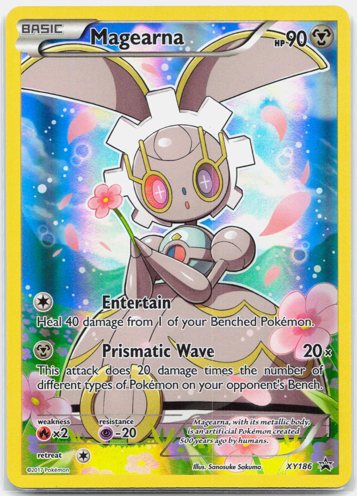 Magearna - XY186 Black Star Promo Full Art Pokemon - LP