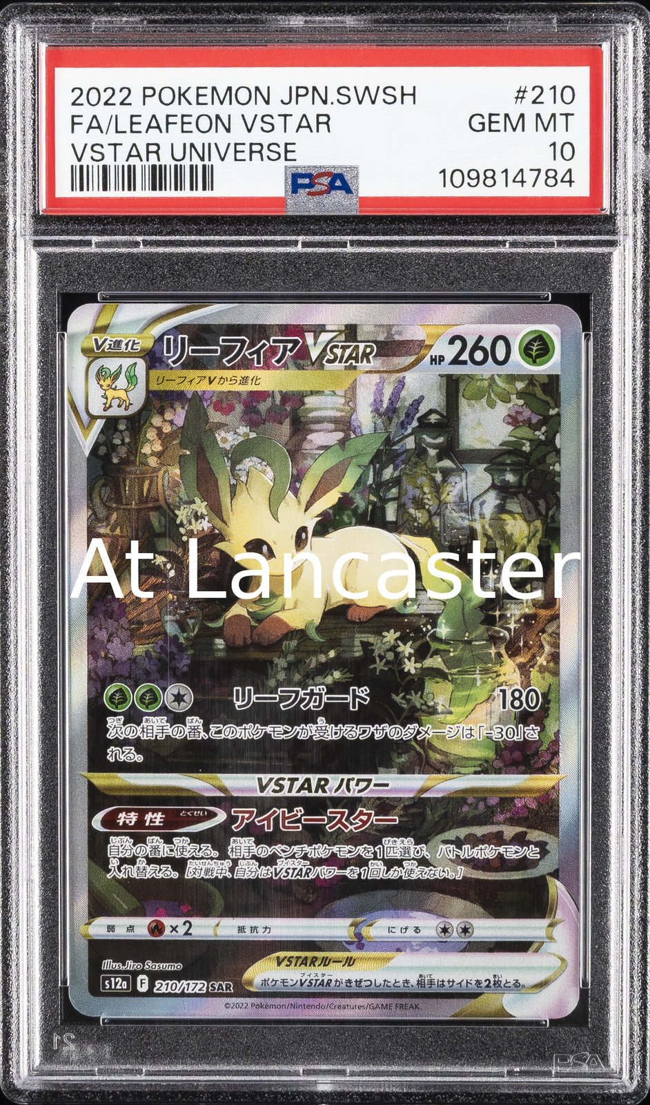 Leafeon Vstar - 210/172 Japanese PSA 10 Vstar Universe Pokemon (Lanc)