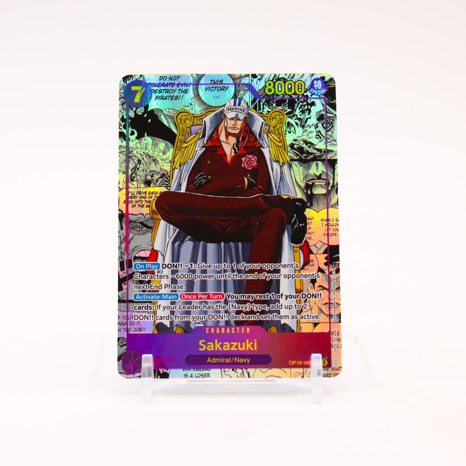 Sakazuki Manga - OP16-065 The Time of Battle Foil SR One Piece - NM/MINT