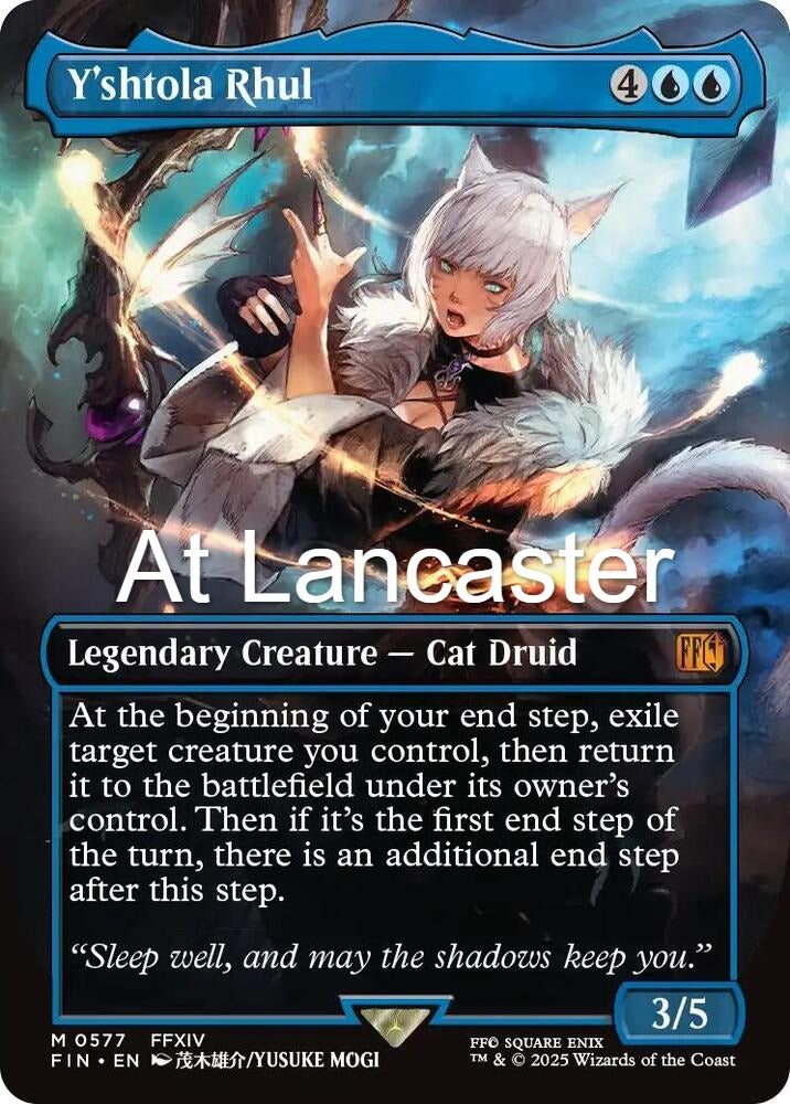 Y'shtola Rhul (Borderless) - 577 FINAL FANTASY Mythic Magic: The Gathering - NM (Lanc)