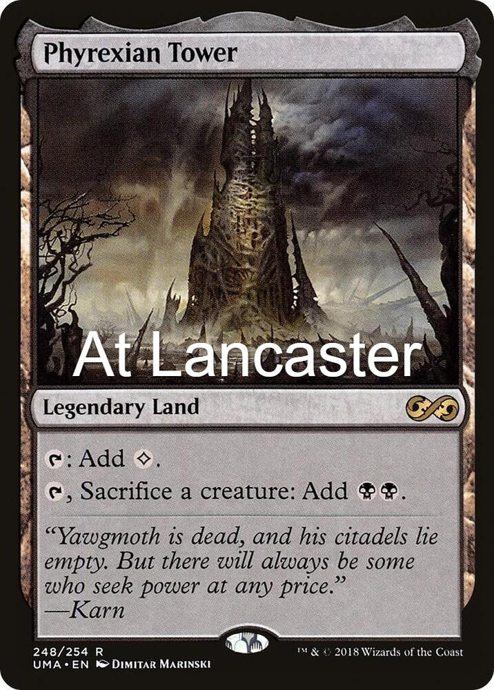 Phyrexian Tower - 248 Ultimate Masters Rare Magic: The Gathering - NM (Lanc)
