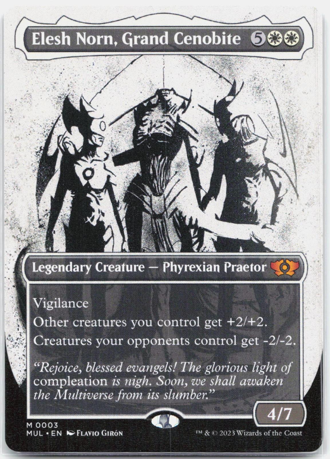 Elesh Norn, Grand Cenobite - 3 March of the Machine Mythic Magic - NM