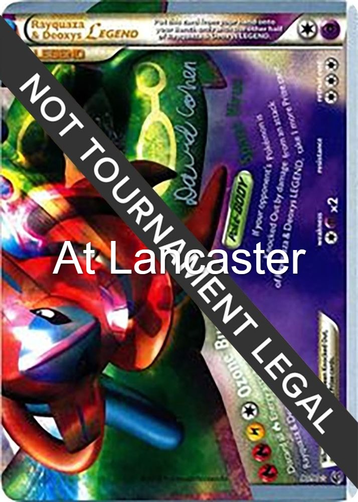 Rayquaza & Deoxys Legend (90) (David Cohen) - 90/90 World Championship Decks Ultra Rare Pokemon - MP (Lanc)