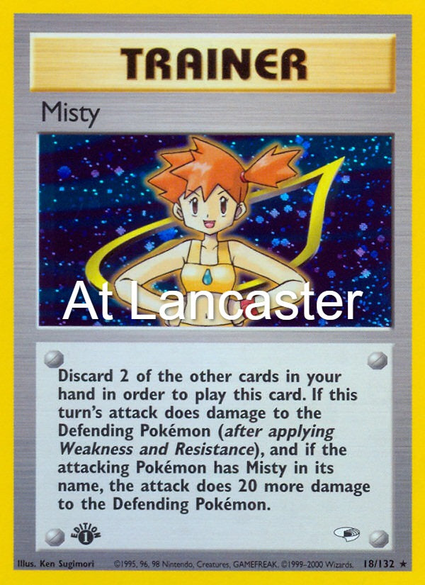 Misty - 18/132 Gym Heroes Rare Pokemon - MP (Lanc)