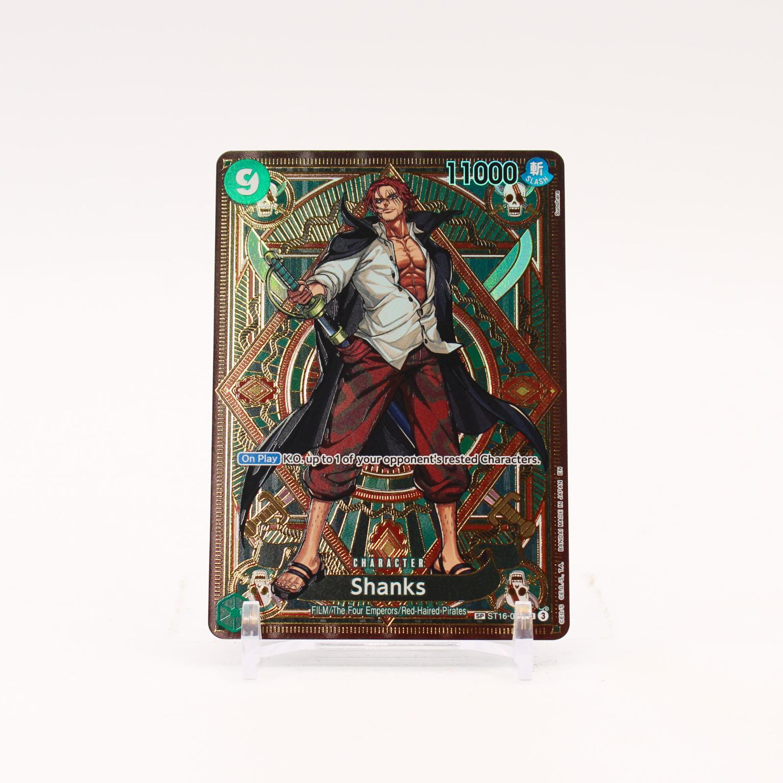 Shanks SP - ST16-004 A Fist of Divine Speed Foil SR One Piece - NM/MINT