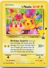 Load image into Gallery viewer, Birthday Pikachu - 24 Celebrations 25th Classic Collection Holo Pokemon - NM
