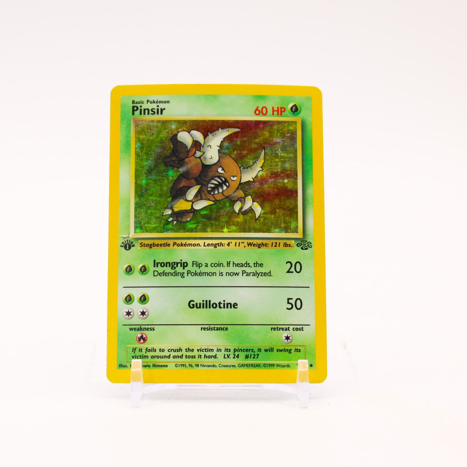 Pinsir - 9/64 Jungle 1st Edition Holo Rare Pokemon - MP