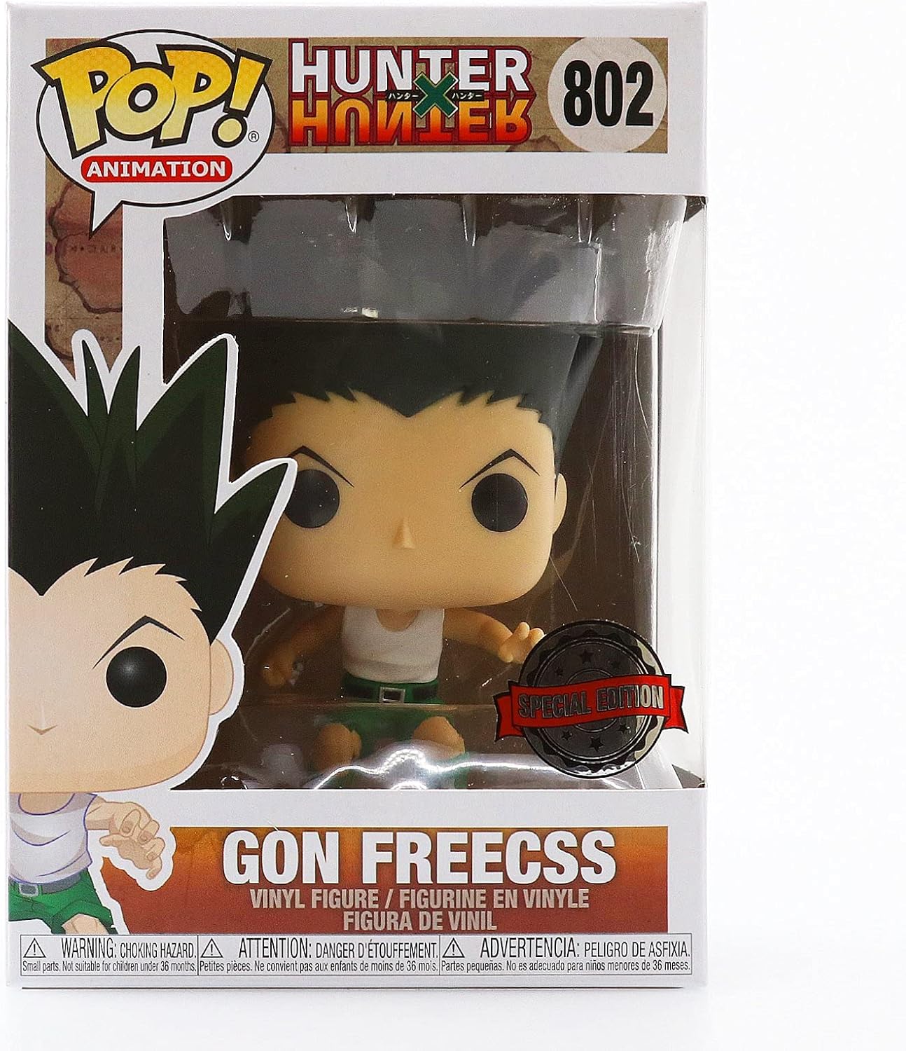 Funko Pop - HXH Vinyl Figure - Gon Freecss 802 Special Edition
